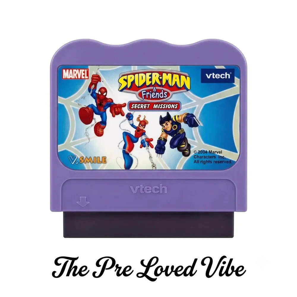 Vtech V.smile Spider-Man and Friends Marvel. Secret Mission CARTRIDGE